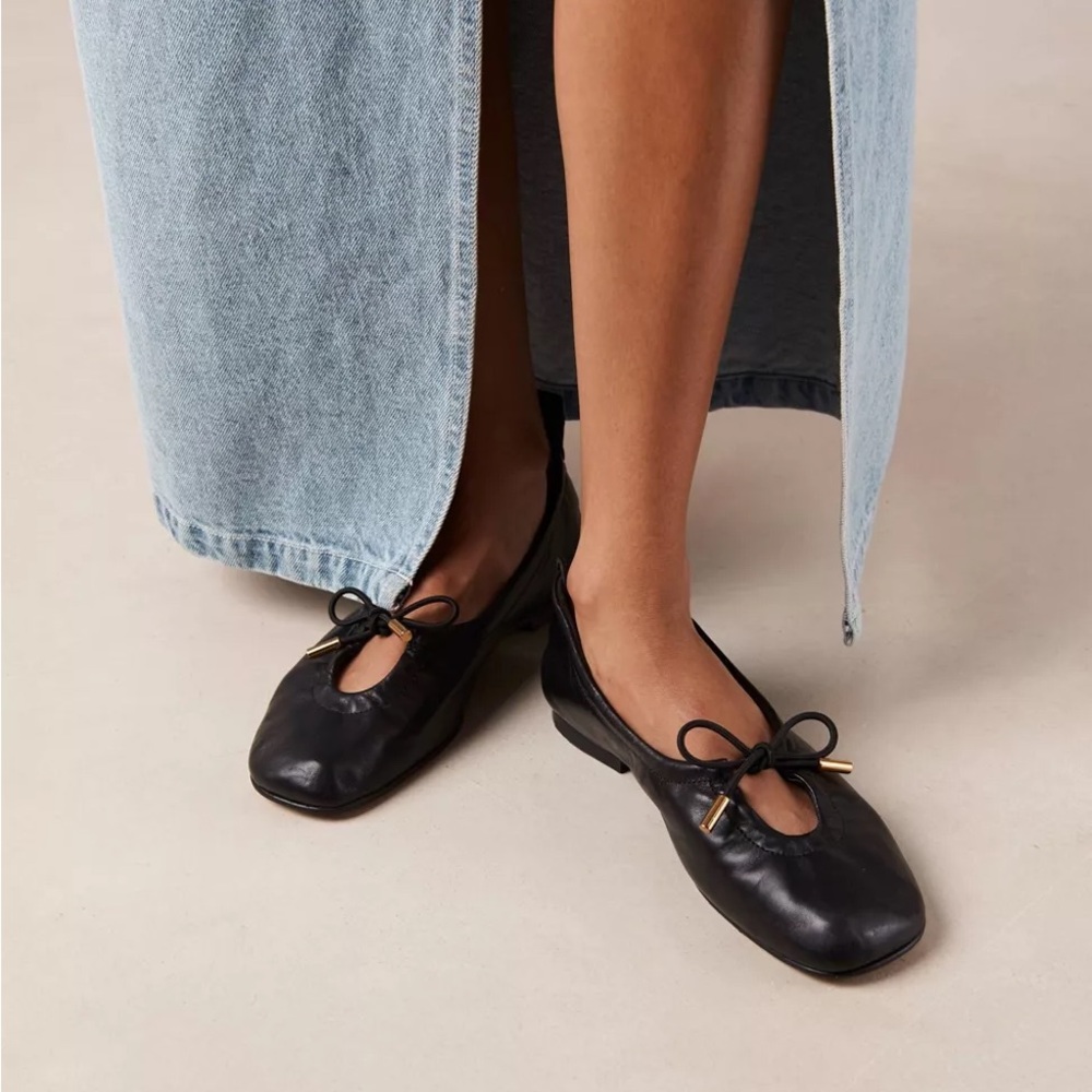 Alohas Rosalind Ballet Flats 38 Black